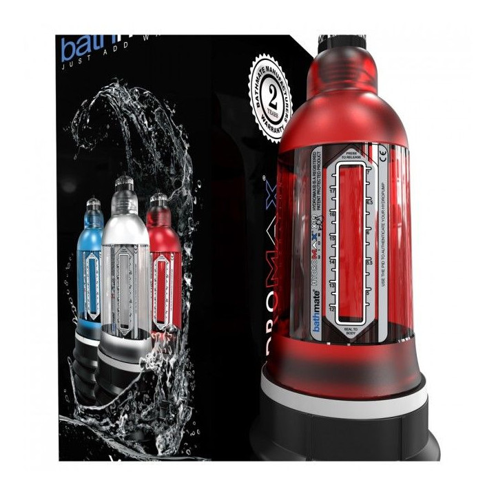 Bathmate Hydromax 7 Wide Boy Rojo