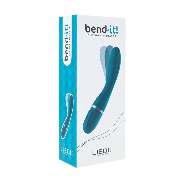 Bend It Ocean Vibrador Vertebrado Azul