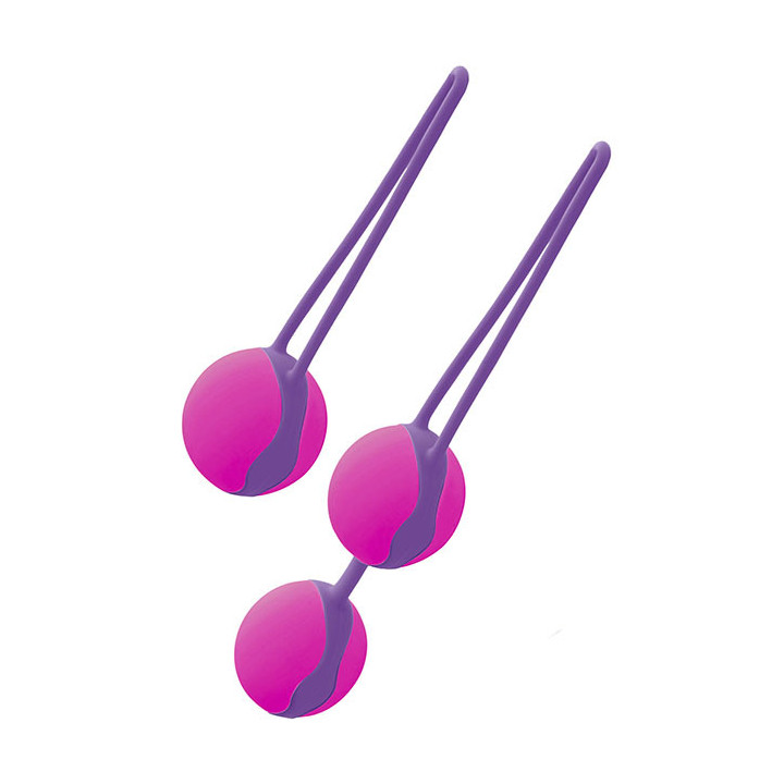 Bolas Set Love Balls 2 + 1 Morado Fucsia