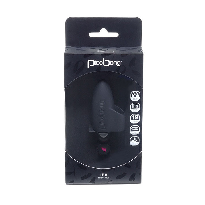 Picobong Ipo Dedal Vibrador Negro