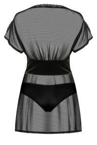 Camisón 868-Bab-1 Babydoll Negro Ajustable