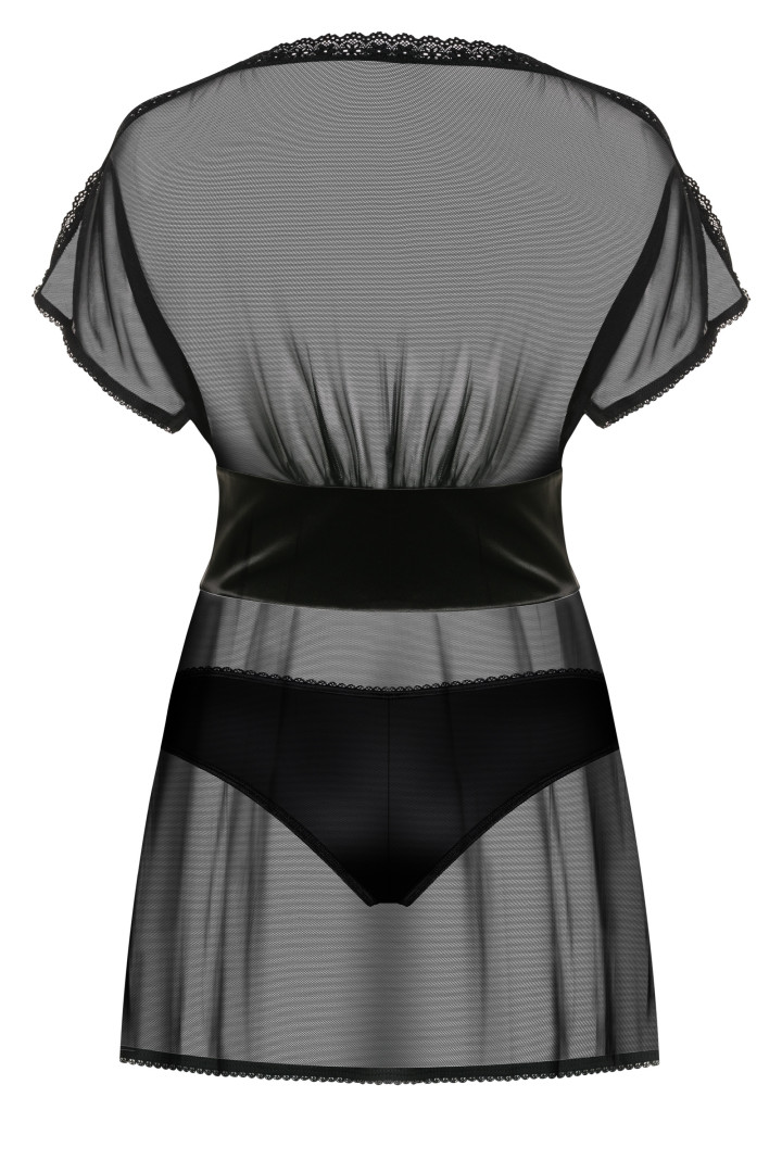 Camisón 868-Bab-1 Babydoll Negro Ajustable