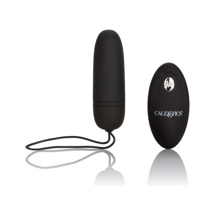 Huevo Vibrador de Silicona con Mando Negro