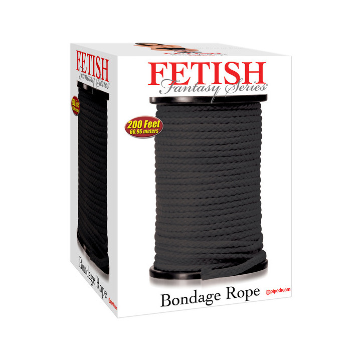 Cuerda de Bondage 60 Metros Negro