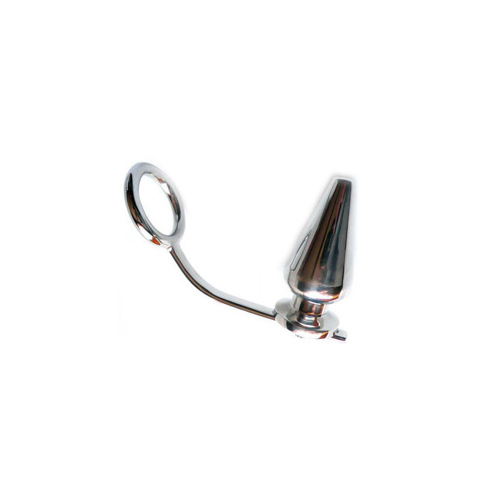 Anillo Acero con Plug Anal 45 cm x 50 cm