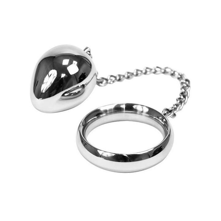Cock Ring 50 mm + Cadena con Bola Metal
