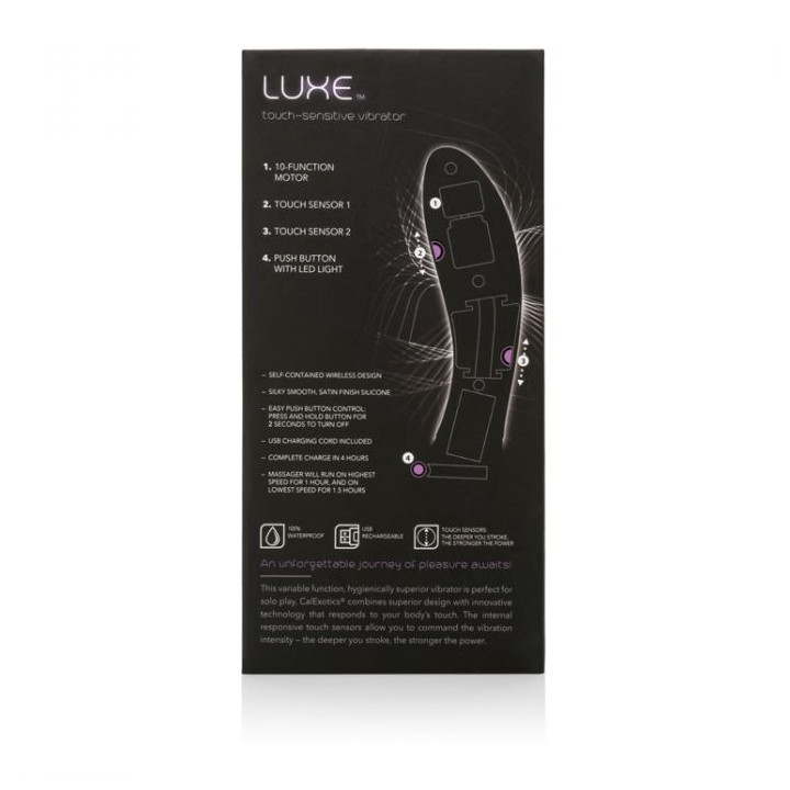 Vibrador Touch Sensitive Luxe Morado 
