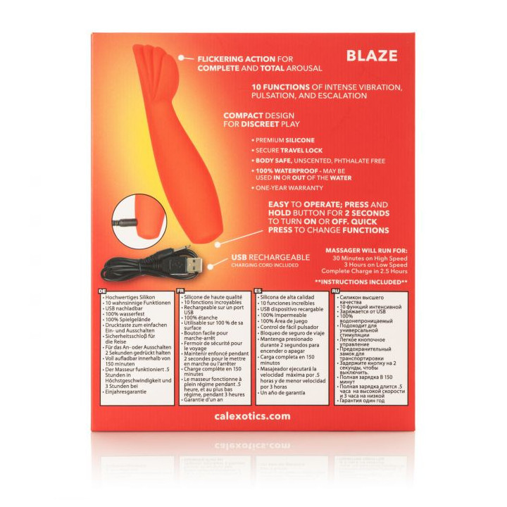 Estimulador de Silicona Red Hot Blaze