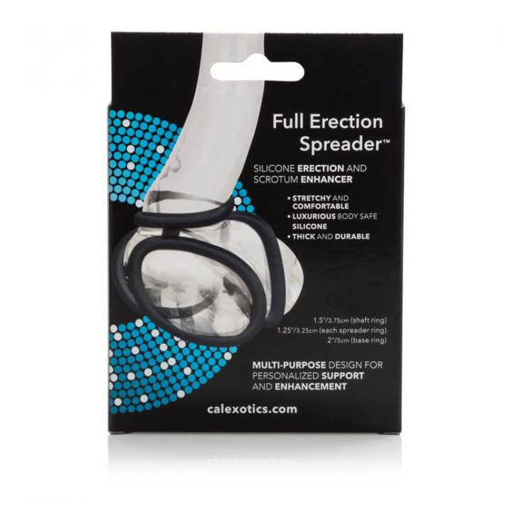 Anillo Negro Multiposición Silicona Full Erection 
