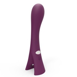Bardot Vibrador Silicona USB Morado
