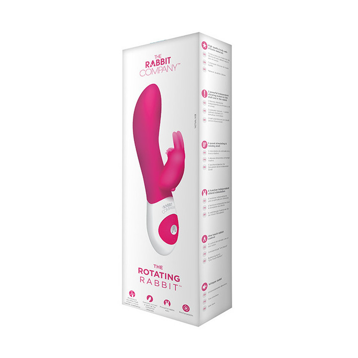 Rotating Rabbit Vibrador Rosa