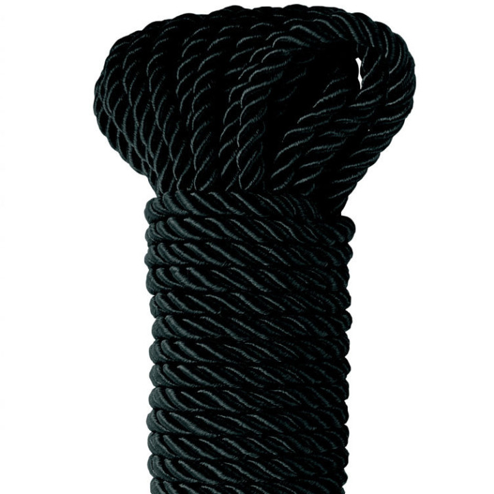 Silk Cuerda Bondage Negra 9.75 m