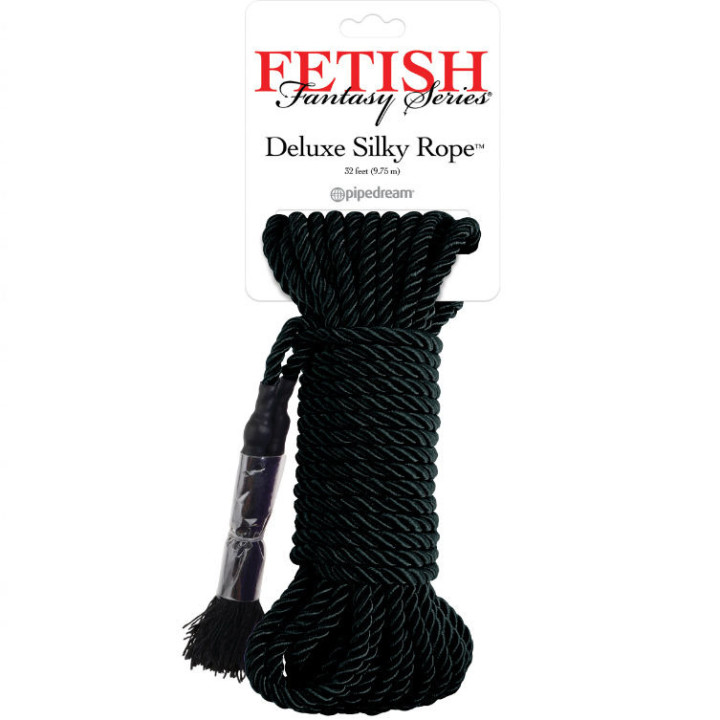 Silk Cuerda Bondage Negra 9.75 m