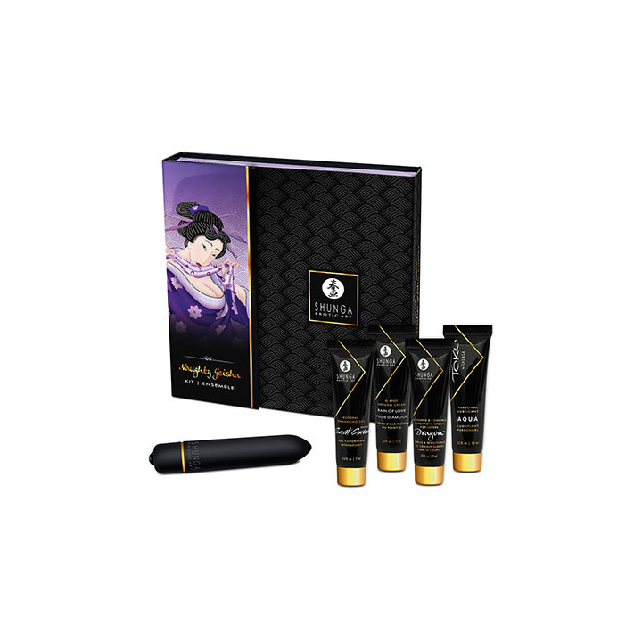 Geisha Kit Vibrador + Cosmética