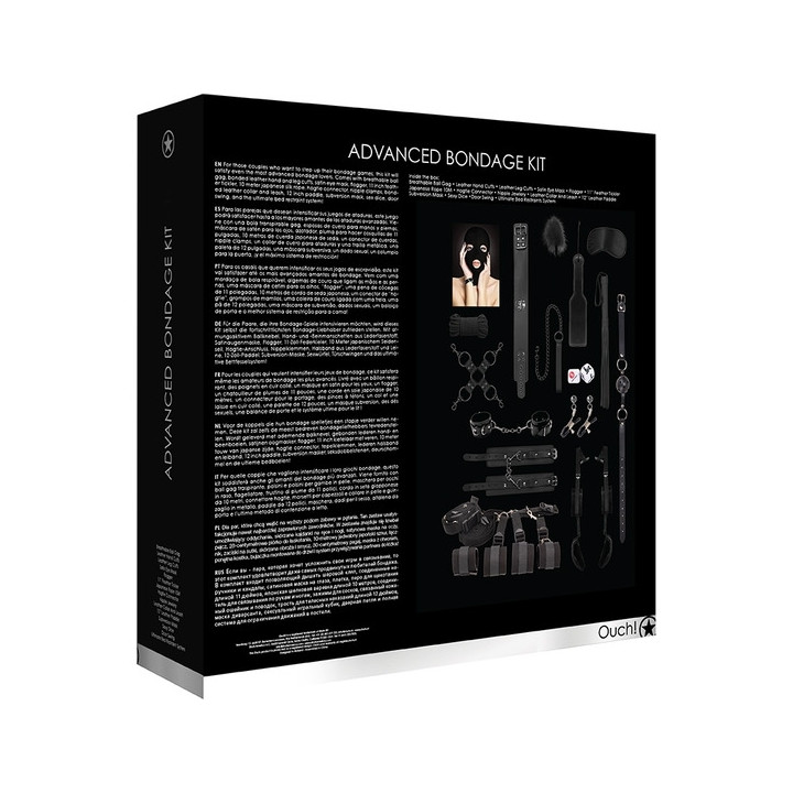 Kit Bondage Usuarios Avanzados Negro