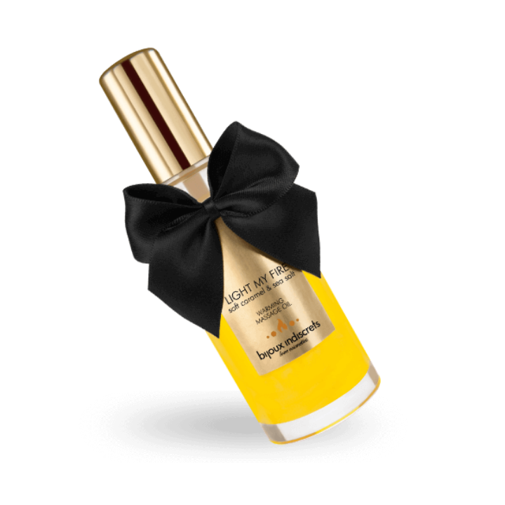 Aceite Masaje Efecto Calor Aroma Caramelo