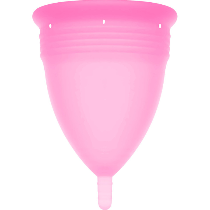 Copa Menstrual FDA Silicone Talla L Rosa