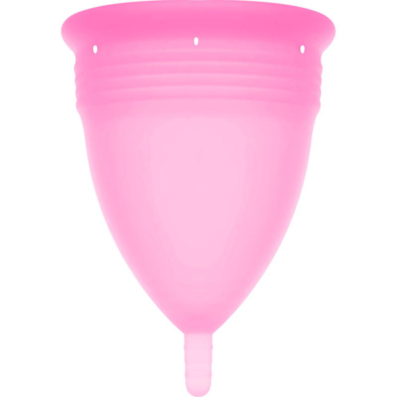 Copa Menstrual FDA Silicone Talla L Rosa