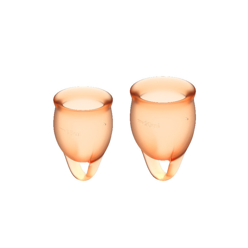 Feel Confident Copa Menstrual Naranja