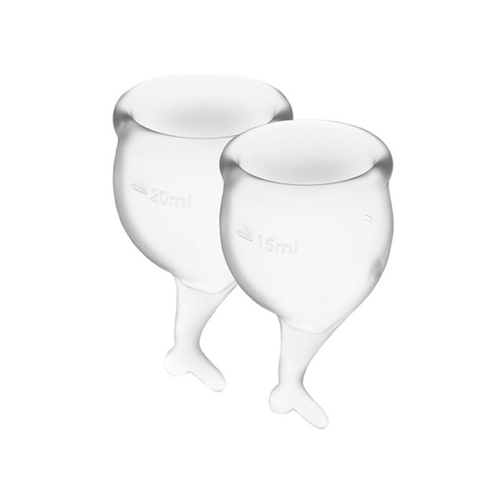 Feel Secure Copa Menstrual Transparente