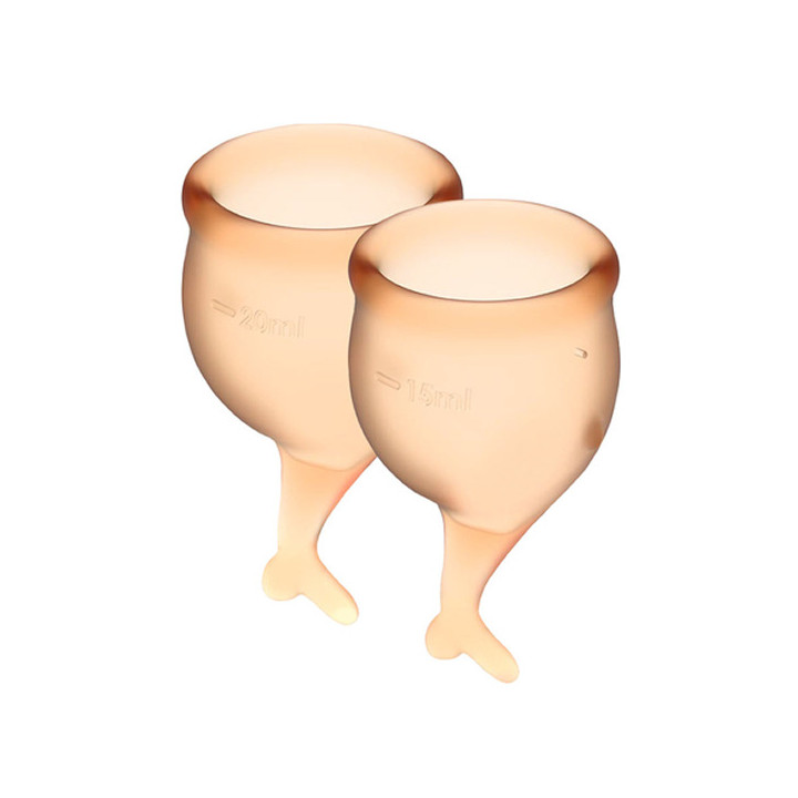 Feel Secure Copa Menstrual Naranja