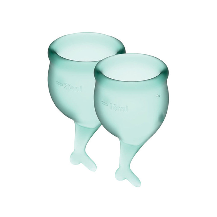 Feel Secure Copa Menstrual Verde Oscuro
