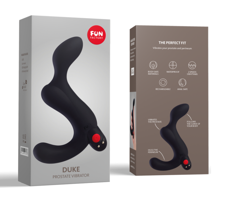 Duke Vibrador Próstata Negro