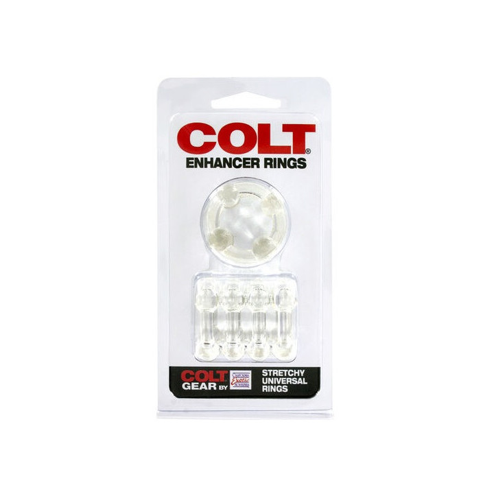 Colt Enhancer Anillos Pene Transparentes