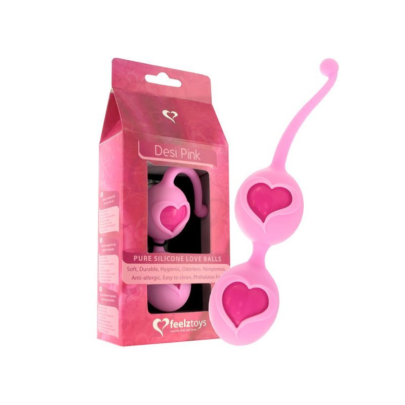 Feelztoys Desi Bolas Chinas Rosa