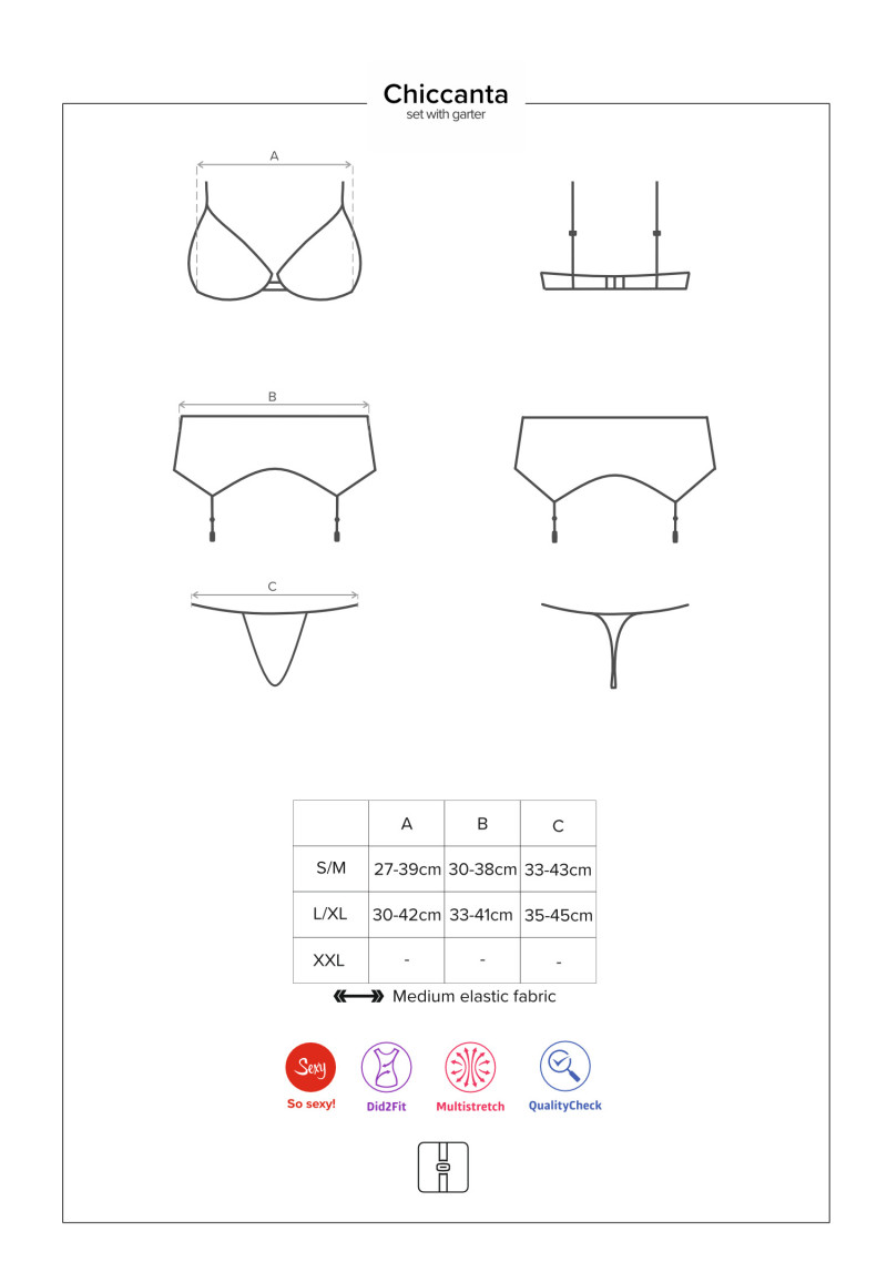 Conjunto Chiccanta Set Tres Piezas