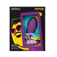 Surfer Plug Vibrador Morado