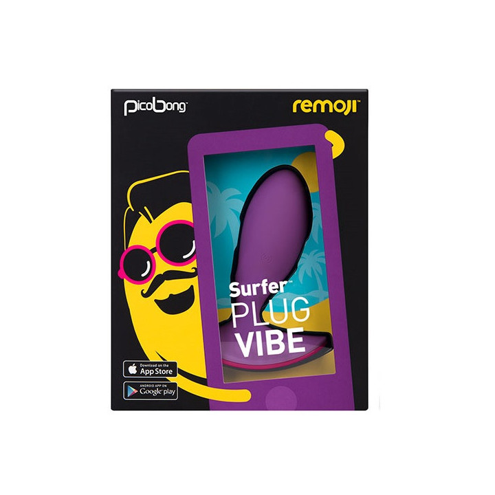 Surfer Plug Vibrador Morado
