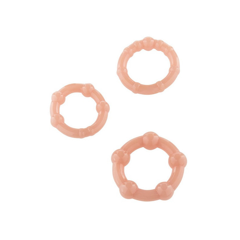 Juego Tres Anillos Pene Rosas