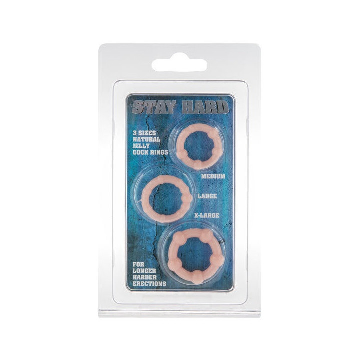 Juego Tres Anillos Pene Rosas