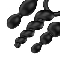 Kit Satisfyer Plugs Anales Negro
