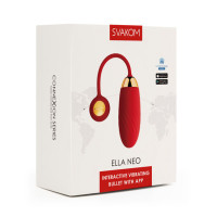 Huevo Vibrador Ella Neo Con App Rojo Svakom