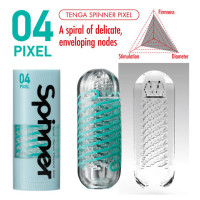 Spinner Masturbador Tetra Azul