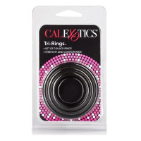 Tri Rings Set Anillos Negros