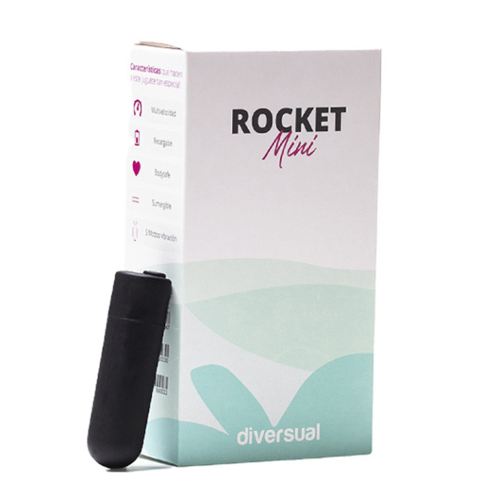 Rocket Mini Recargable Negro