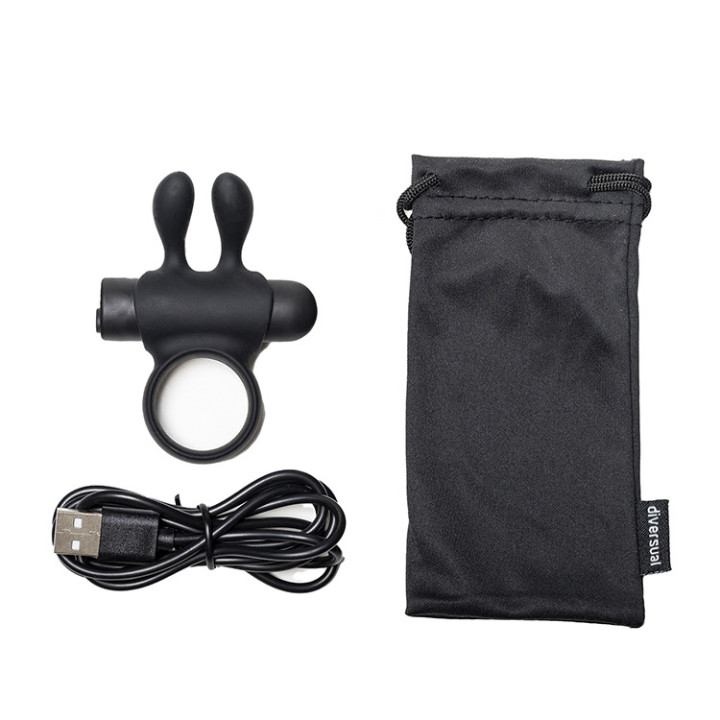 Anillo Vibrador Rhingo Plus Negro