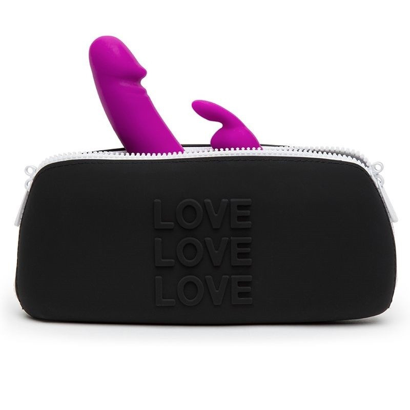 Love Bolsa de Viaje Mediana Negro