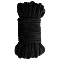 Cuerda de Bondage Gruesa 10 m Negra
