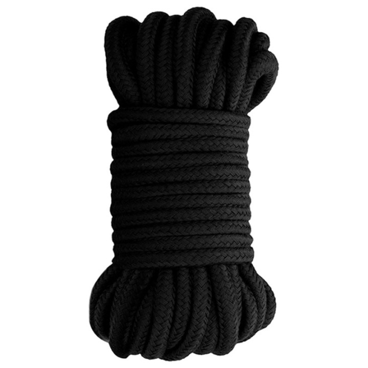 Cuerda de Bondage Gruesa 10 m Negra
