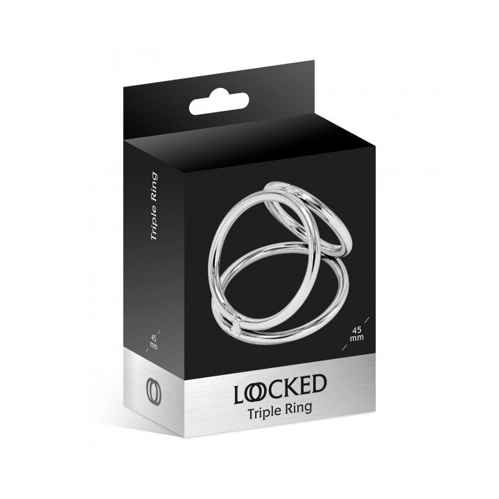 Triple Anillo Acero 45 - 32 - 37 mm