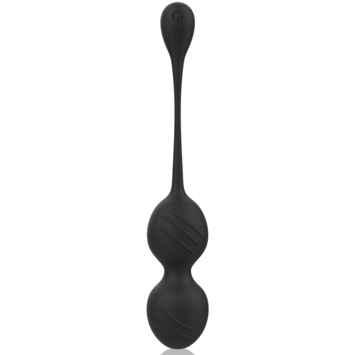 Nisha Bolas Kegel Recargables Vibradoras Negro