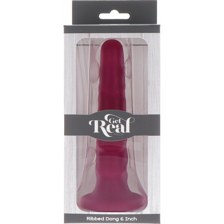Dildo con Ventosa 6 Inch Rojo