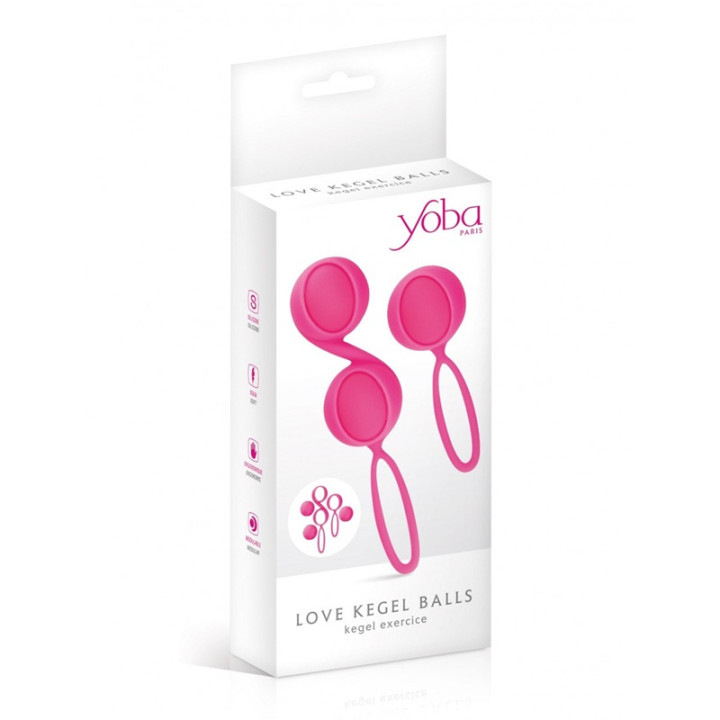 Set 2 Bolas Chinas Rosa