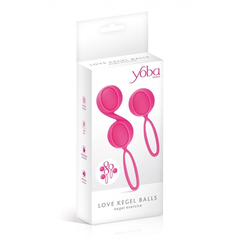 Set 2 Bolas Chinas Rosa