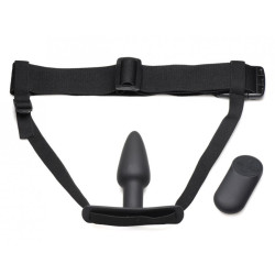 Plug Vibrador con Mando y con Arnés