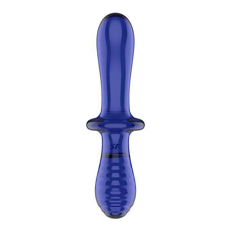 Satisfyer Double Crystal Azul